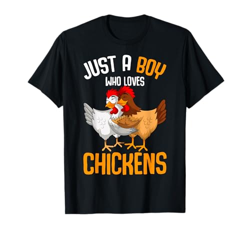 Nur ein Junge, der Chickens liebt Kids Boys T-Shirt Nur ein Junge, der Chickens liebt Kids Boys T-Shirt von Funny Chicken Lover & Owner Gift Ideas