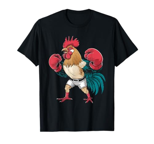 Lustiges Boxhuhn mit roten Handschuhen für Kinder und Erwachsene T-Shirt Lustiges Boxhuhn mit roten Handschuhen für Kinder und Erwachsene T-Shirt von Funny Chicken Lovers Designs By Shawmy