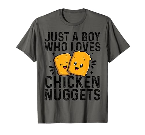 Chicken Nuggets Kids Nur ein Junge, der Chicken Nuggets liebt T-Shirt Chicken Nuggets Kids Nur ein Junge, der Chicken Nuggets liebt T-Shirt von Funny Chicken Nugget Lovers Boys Kids Cool Apparel
