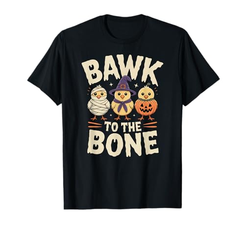 Lustige Halloween-Küken, Mama-Hexen- und Kürbis-Party-Kostüme T-Shirt Lustige Halloween-Küken, Mama-Hexen- und Kürbis-Party-Kostüme T-Shirt von Funny Chickens in Spooky Outfit Designs