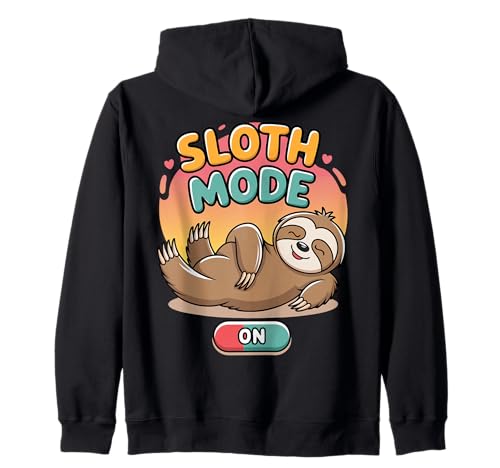 Faultier-Modus auf faulen Tierliebhaber, lustiges Geschenk für Männer, Frauen, Kinder Kapuzenjacke Faultier-Modus auf faulen Tierliebhaber, lustiges Geschenk für Männer, Frauen, Kinder Kapuzenjacke von Funny Chill Gifts for Sloth Lovers and Lazy Days