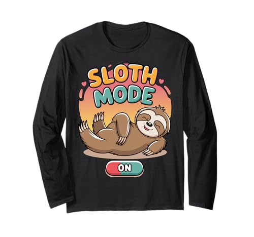 Faultier-Modus auf faulen Tierliebhaber, lustiges Geschenk für Männer, Frauen, Kinder Langarmshirt Faultier-Modus auf faulen Tierliebhaber, lustiges Geschenk für Männer, Frauen, Kinder Langarmshirt von Funny Chill Gifts for Sloth Lovers and Lazy Days