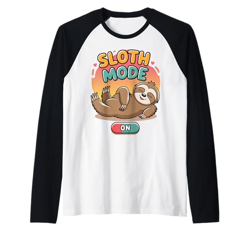 Faultier-Modus auf faulen Tierliebhaber, lustiges Geschenk für Männer, Frauen, Kinder Raglan Faultier-Modus auf faulen Tierliebhaber, lustiges Geschenk für Männer, Frauen, Kinder Raglan von Funny Chill Gifts for Sloth Lovers and Lazy Days
