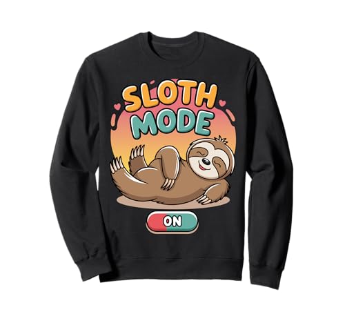 Faultier-Modus auf faulen Tierliebhaber, lustiges Geschenk für Männer, Frauen, Kinder Sweatshirt Faultier-Modus auf faulen Tierliebhaber, lustiges Geschenk für Männer, Frauen, Kinder Sweatshirt von Funny Chill Gifts for Sloth Lovers and Lazy Days