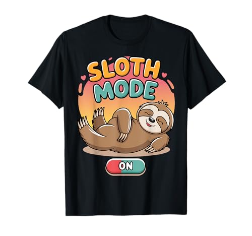 Faultier-Modus auf faulen Tierliebhaber, lustiges Geschenk für Männer, Frauen, Kinder T-Shirt Faultier-Modus auf faulen Tierliebhaber, lustiges Geschenk für Männer, Frauen, Kinder T-Shirt von Funny Chill Gifts for Sloth Lovers and Lazy Days