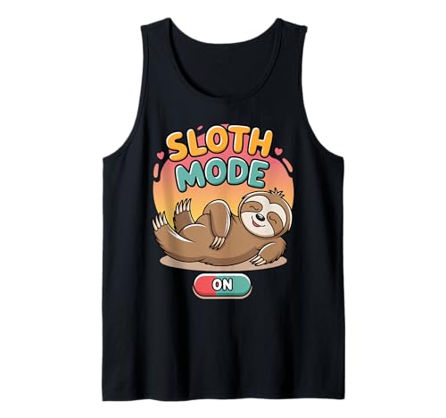 Faultier-Modus auf faulen Tierliebhaber, lustiges Geschenk für Männer, Frauen, Kinder Tank Top Faultier-Modus auf faulen Tierliebhaber, lustiges Geschenk für Männer, Frauen, Kinder Tank Top von Funny Chill Gifts for Sloth Lovers and Lazy Days