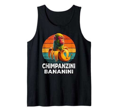 Herren Chimpanzini Bananini Italienisches Brainrot Meme Chimpanzini Tank Top Herren Chimpanzini Bananini Italienisches Brainrot Meme Chimpanzini Tank Top von Funny Chimpanzini Meme