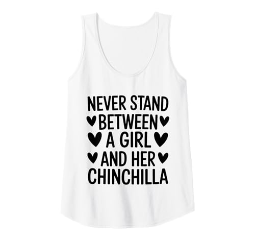 Damen EIN Mädchen und ihre Chinchilla Tank Top von Funny Chinchilla Cute Chinchilla Design