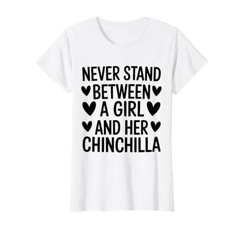 EIN Mädchen und ihre Chinchilla T-Shirt von Funny Chinchilla Cute Chinchilla Design