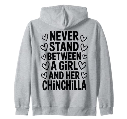 EIN Mädchen und ihre Chinchilla Kapuzenjacke EIN Mädchen und ihre Chinchilla Kapuzenjacke von Funny Chinchilla Cute Chinchilla Designs