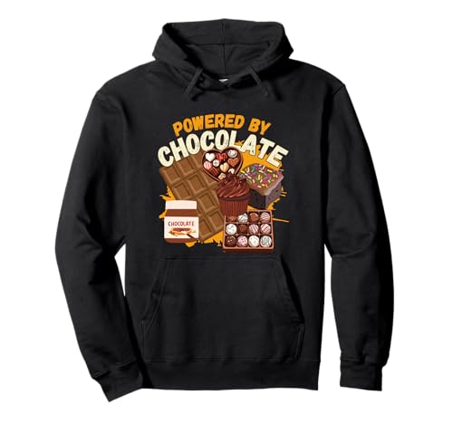 Lustige Schokoladengeschenke Schokoladenliebhaber Pralinen Männer Frauen Pullover Hoodie von Funny Chocolate Gifts Apparel