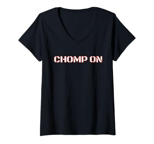 Damen Funny Chomp On, Vintage Style Florida T-Shirt mit V-Ausschnitt Damen Funny Chomp On, Vintage Style Florida T-Shirt mit V-Ausschnitt von Funny Chomp On Gifts and Apparel
