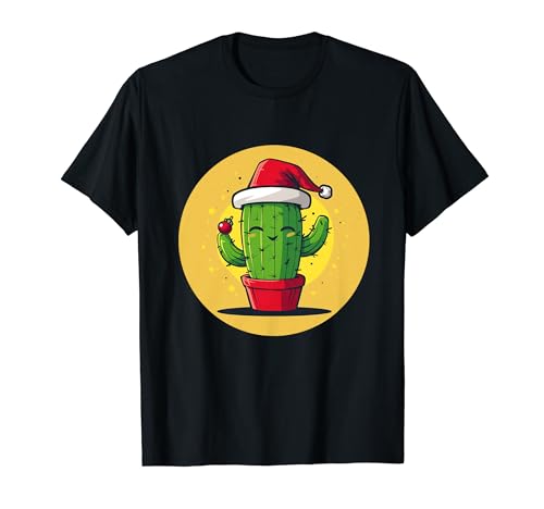 Kaktus Weihnachtsmütze Kostüm für Jungen und Mädchen T-Shirt Kaktus Weihnachtsmütze Kostüm für Jungen und Mädchen T-Shirt von Funny Christmas Cactus Outfit
