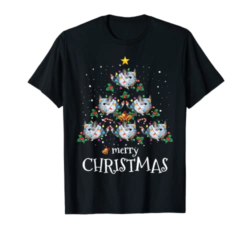 Christmas Shirt Women Men Kids Chinchilla Tree T-Shirt Christmas Shirt Women Men Kids Chinchilla Tree T-Shirt von Funny Christmas Chinchilla Co.