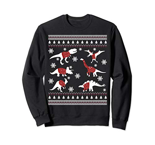 Funny Dinosaurs Ugly Christmas Sweater For Kid Men Women Sweatshirt Funny Dinosaurs Ugly Christmas Sweater For Kid Men Women Sweatshirt von Funny Christmas Clothing