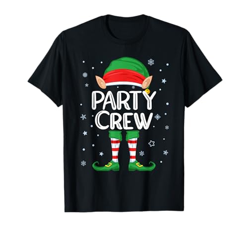 Elfenkostüm für Damen und Herren, Weihnachtsfeier Crew T-Shirt Elfenkostüm für Damen und Herren, Weihnachtsfeier Crew T-Shirt von Funny Christmas Elf Group & Team Outfits V8Z