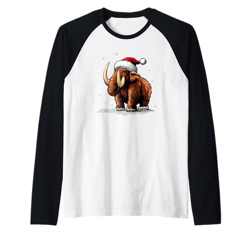 Lustiges festliches Mammut-Kostüm für Weihnachten Jungen und Mädchen Raglan Lustiges festliches Mammut-Kostüm für Weihnachten Jungen und Mädchen Raglan von Funny Christmas Mammoth