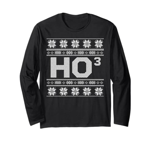 Ho³ Lustiger hässlicher Weihnachtspullover Mathematik Urlaub für Männer Frauen Langarmshirt Ho³ Lustiger hässlicher Weihnachtspullover Mathematik Urlaub für Männer Frauen Langarmshirt von Funny Christmas Math Geek Holiday Gifts