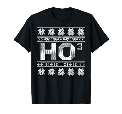 Ho³ Lustiger hässlicher Weihnachtspullover Mathematik Urlaub für Männer Frauen T-Shirt Ho³ Lustiger hässlicher Weihnachtspullover Mathematik Urlaub für Männer Frauen T-Shirt von Funny Christmas Math Geek Holiday Gifts