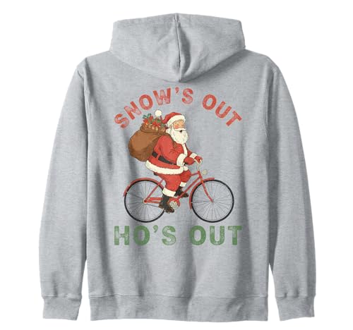 Weihnachtsmann Ho sarkastisch Erwachsene Humor Männer Frauen Kinder Xmas Kapuzenjacke von Funny Christmas Men Women Apparel Clothes Ideas