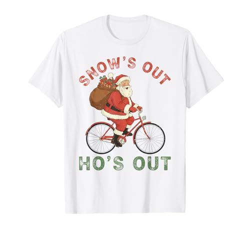 Weihnachtsmann Ho sarkastisch Erwachsene Humor Männer Frauen Kinder Xmas T-Shirt von Funny Christmas Men Women Apparel Clothes Ideas