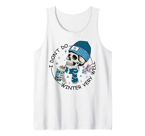 Weihnachtsskelett sarkastisch Männer Frauen Kinder Lustig Xmas Tank Top von Funny Christmas Men Women Apparel Clothes Ideas