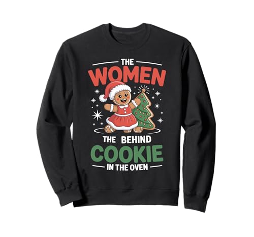 Frauen hinter Keks im Ofen Weihnachten Schwangerschaft Mama Mama Sweatshirt Frauen hinter Keks im Ofen Weihnachten Schwangerschaft Mama Mama Sweatshirt von Funny Christmas Pregnancy Mama Mommy For Women Men