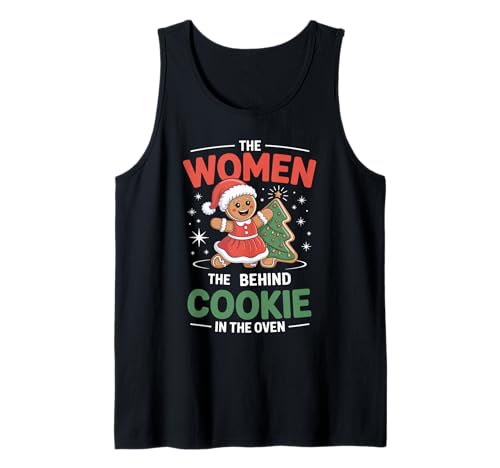 Frauen hinter Keks im Ofen Weihnachten Schwangerschaft Mama Mama Tank Top Frauen hinter Keks im Ofen Weihnachten Schwangerschaft Mama Mama Tank Top von Funny Christmas Pregnancy Mama Mommy For Women Men