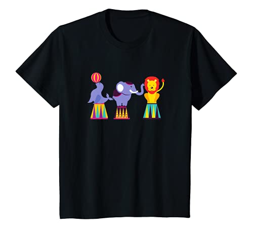 Kinder Zirkus Party Tiere Karneval Thema Geburtstag T-Shirt Kinder Zirkus Party Tiere Karneval Thema Geburtstag T-Shirt von Funny Circus Event Staff Design