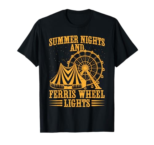 Riesenrad Lichter Zirkus Performer Kostüm Herren Damen T-Shirt Riesenrad Lichter Zirkus Performer Kostüm Herren Damen T-Shirt von Funny Circus Shirts Circus Theme Party Decorations