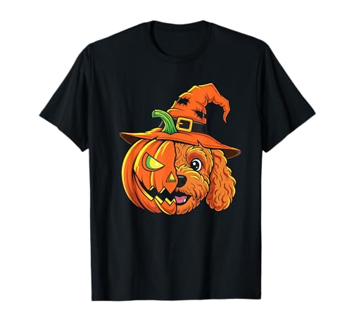 Cockapoo Kürbis Jack O Laterne Halloween Kinder Herren Damen T-Shirt Cockapoo Kürbis Jack O Laterne Halloween Kinder Herren Damen T-Shirt von Funny Cockapoo Lovers Halloween Pumpkin Outfits