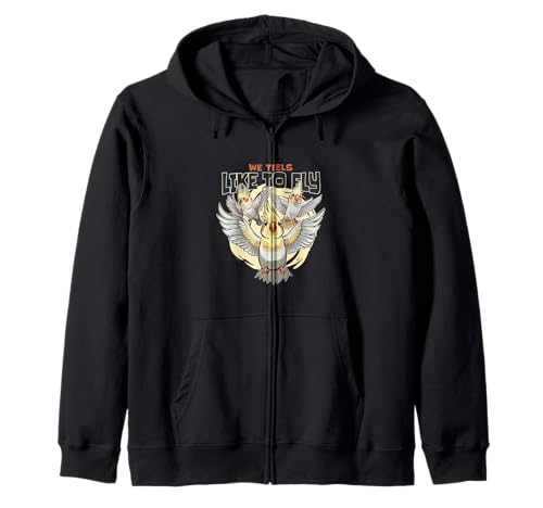 Niedliche Nymphensittichkunst für Männer Frauen Kinder Nymphensittiche Vogell Kapuzenjacke von Funny Cockatiel Cockatiel Accessories