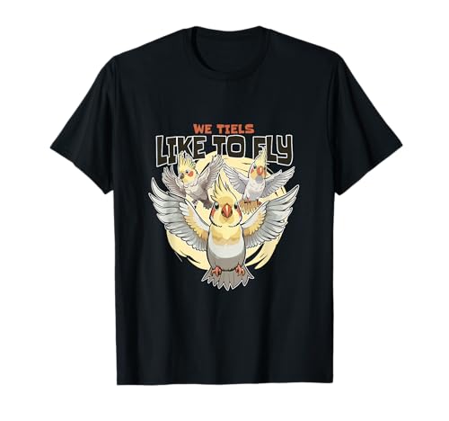 Niedliche Nymphensittichkunst für Männer Frauen Kinder Nymphensittiche Vogell T-Shirt von Funny Cockatiel Cockatiel Accessories