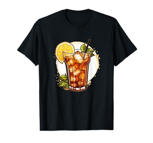 Funny Cocktail Nights Long Island Eistee Cocktail T-Shirt Damen Unisex-Erwachsene Schwarz Kurzarm U-Ausschnitt Klein EU S Casual, Humorous Weihnachten Funny Cocktail Nights Long Island Eistee Cocktail T-Shirt Damen Unisex-Erwachsene Schwarz Kurzarm U-Ausschnitt Klein EU S Casual, Humorous Weihnachten von Funny Cocktail Nights
