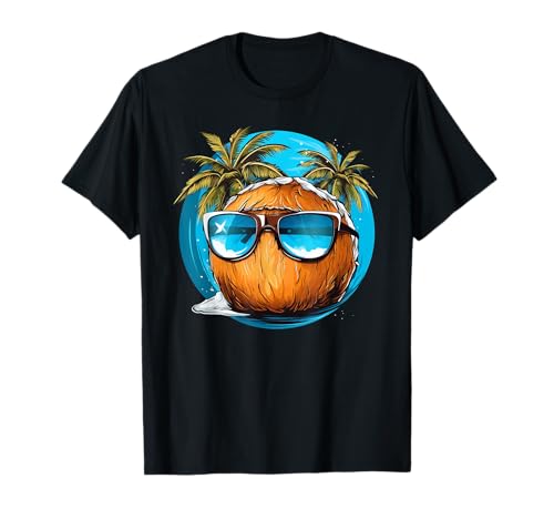 Sonnenbrille Kostüm mit lustiger Kokosnuss für Jungen und Mädchen T-Shirt Sonnenbrille Kostüm mit lustiger Kokosnuss für Jungen und Mädchen T-Shirt von Funny Coconut with Sunglasses