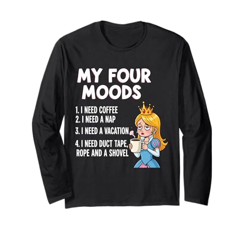 Lustiger Kaffeeliebhaber Nickerchen Urlaub Prinzessin Damen müde Spaß Langarmshirt Lustiger Kaffeeliebhaber Nickerchen Urlaub Prinzessin Damen müde Spaß Langarmshirt von Funny Coffee Lover Naps Vacation Princess Products
