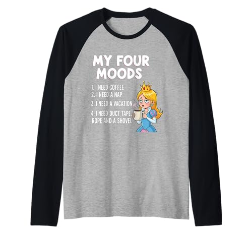 Lustiger Kaffeeliebhaber Nickerchen Urlaub Prinzessin Damen müde Spaß Raglan Lustiger Kaffeeliebhaber Nickerchen Urlaub Prinzessin Damen müde Spaß Raglan von Funny Coffee Lover Naps Vacation Princess Products