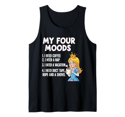 Lustiger Kaffeeliebhaber Nickerchen Urlaub Prinzessin Damen müde Spaß Tank Top Lustiger Kaffeeliebhaber Nickerchen Urlaub Prinzessin Damen müde Spaß Tank Top von Funny Coffee Lover Naps Vacation Princess Products