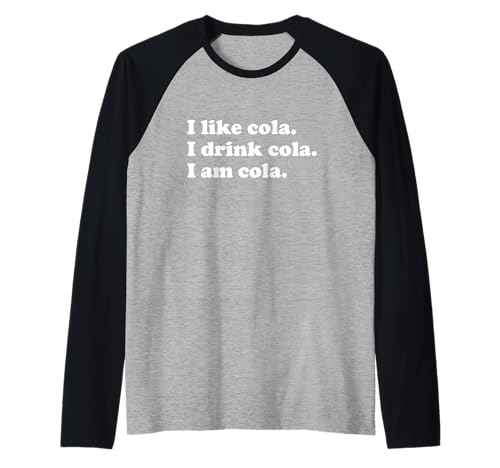 Cola Lover Herren Damen Mädchen Jungen Raglan von Funny Cola Lover Apparel Co