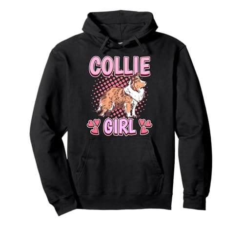 Damen Collie Girl Mädchen Collie Pullover Hoodie Damen Collie Girl Mädchen Collie Pullover Hoodie von Funny Collie Merch Women & Girls