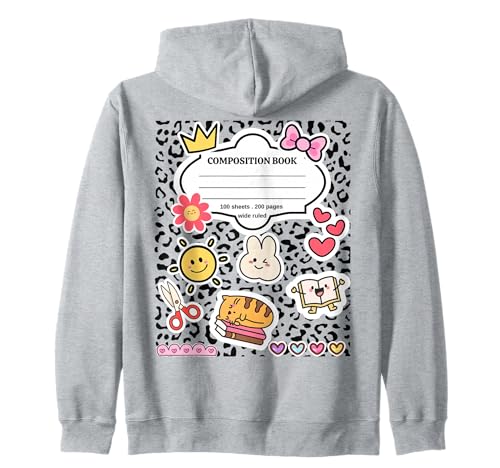 Komposition Notizbuch Kostüm Passende Gruppe Halloween Schule Kapuzenjacke von Funny Composition Notebook Group Halloween Apparel