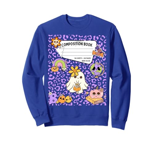 Komposition Notizbuch Kostüm Passende Gruppe Halloween Schule Sweatshirt von Funny Composition Notebook Group Halloween Apparel