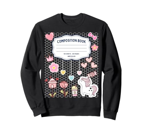 Komposition Notizbuch Kostüm Passende Gruppe Halloween Schule Sweatshirt von Funny Composition Notebook Group Halloween Apparel