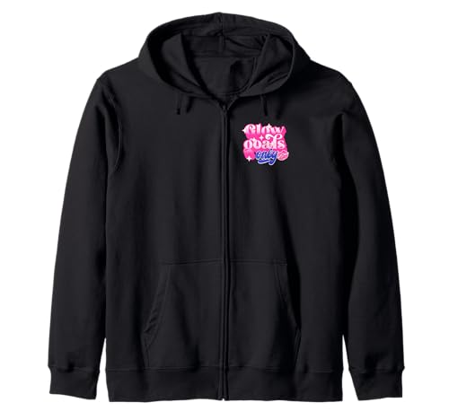 Glow Goals Only Pink Typografie Schönheit Frau Mädchen Geschenk Kapuzenjacke Glow Goals Only Pink Typografie Schönheit Frau Mädchen Geschenk Kapuzenjacke von Funny Cool Gift - Red Ink