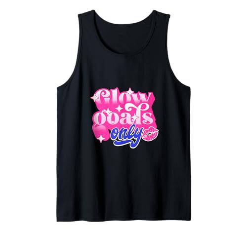 Glow Goals Only Pink Typografie Schönheit Frau Mädchen Geschenk Tank Top Glow Goals Only Pink Typografie Schönheit Frau Mädchen Geschenk Tank Top von Funny Cool Gift - Red Ink