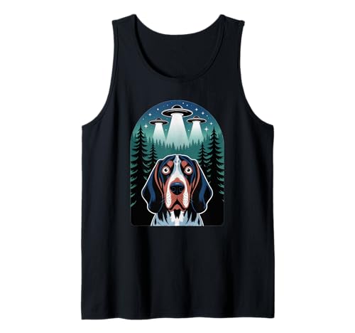 Tennessee Coonhound Selfie Alien UFO Funny Men Women Kids Tank Top Tennessee Coonhound Selfie Alien UFO Funny Men Women Kids Tank Top von Funny Coonhound Selfie Graphic Tees