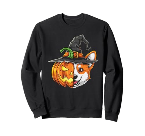 Corgi Pumpkin Jack O Laterne Halloween Kinder Herren Damen Sweatshirt Corgi Pumpkin Jack O Laterne Halloween Kinder Herren Damen Sweatshirt von Funny Corgi Dog Lovers Halloween Pumpkin Outfits