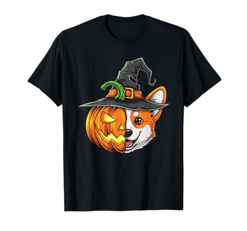 Corgi Pumpkin Jack O Laterne Halloween Kinder Herren Damen T-Shirt Corgi Pumpkin Jack O Laterne Halloween Kinder Herren Damen T-Shirt von Funny Corgi Dog Lovers Halloween Pumpkin Outfits