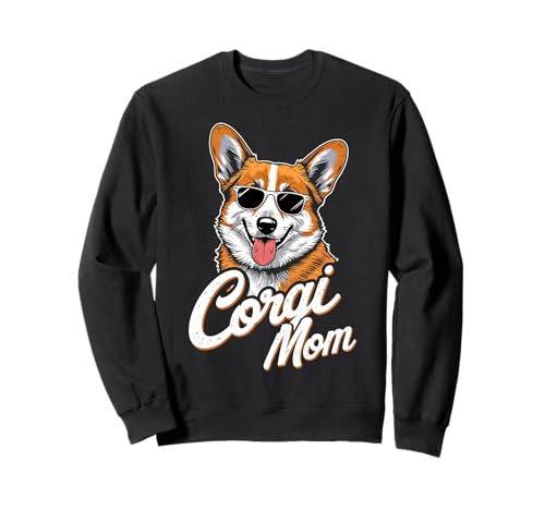 Corgi Mom Damen Lustiger Corgi Besitzer Corgi Hund Sweatshirt Corgi Mom Damen Lustiger Corgi Besitzer Corgi Hund Sweatshirt von Funny Corgi Owner Ajeli Designs