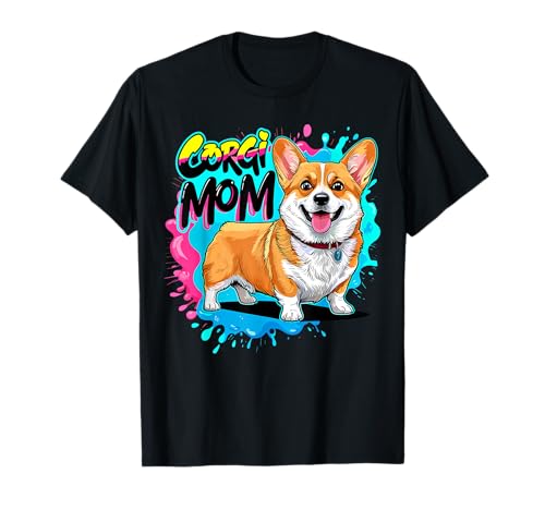 Corgi Mom Damen Lustiger Corgi Besitzer Corgi Hund T-Shirt Corgi Mom Damen Lustiger Corgi Besitzer Corgi Hund T-Shirt von Funny Corgi Owner Ajeli Designs